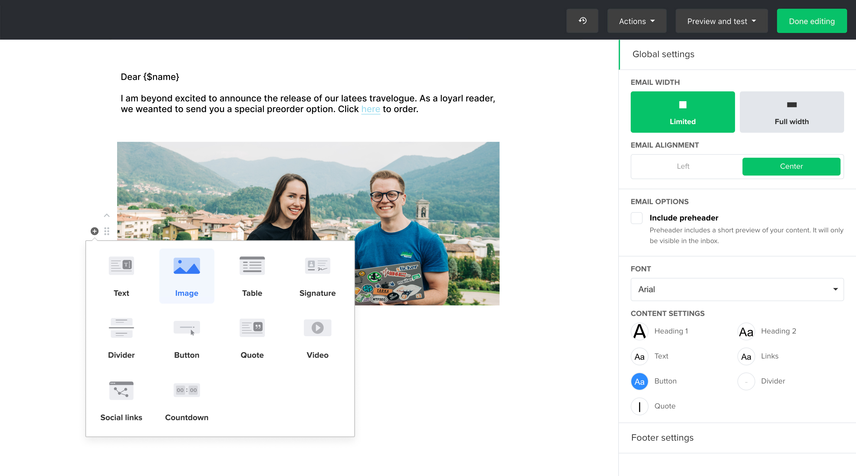 Rich Text Editor